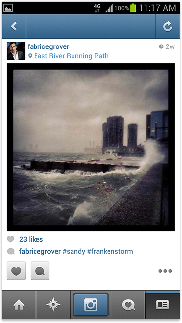 #sandy #frankenstorm instagram hurricane photo